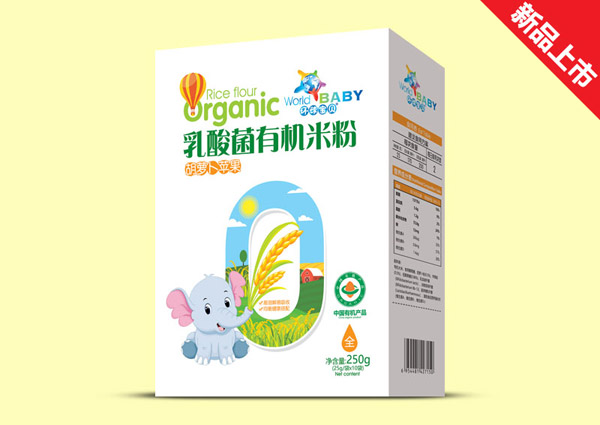環(huán)球?qū)氊惾樗峋袡C米粉盒裝-胡蘿卜蘋果