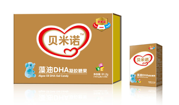 貝米諾藻油DHA凝膠糖果 禮盒裝