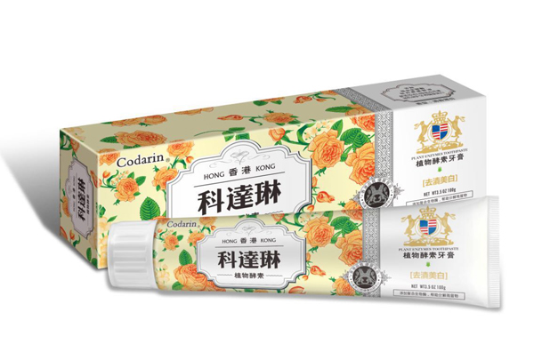 科達琳植物酵素牙膏-去漬美白
