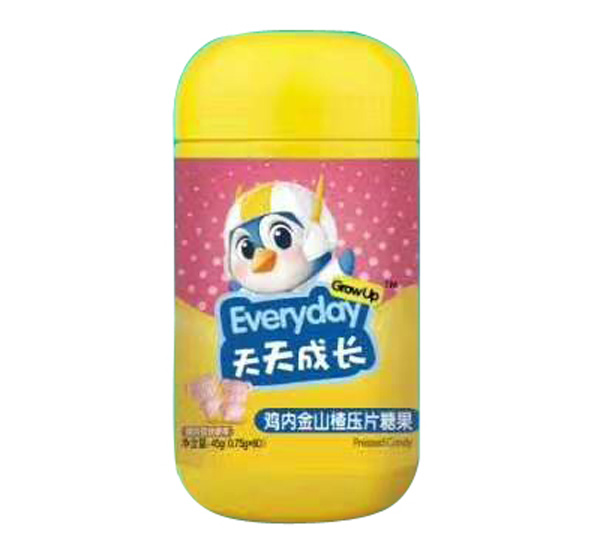 綠健園天天成長 雞內(nèi)金山楂壓片糖果