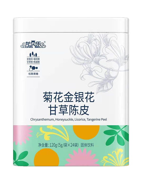 龍貝樂菊花金銀花甘草陳皮