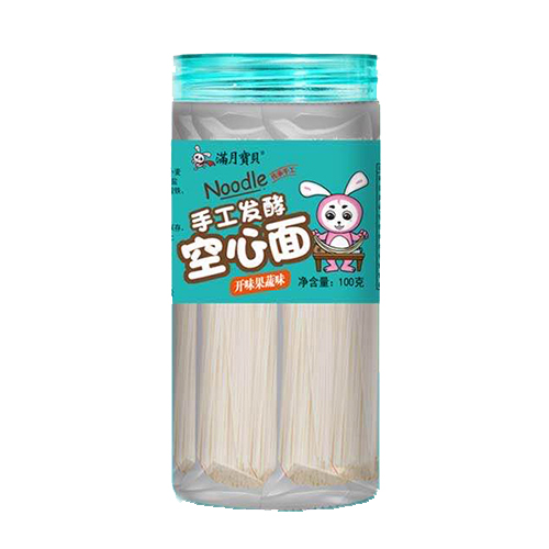 滿月寶貝手工發(fā)酵空心面 開味果蔬味