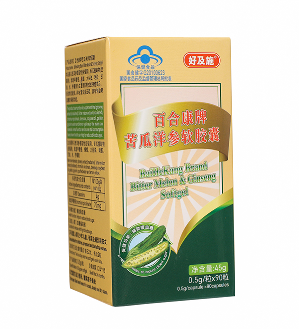 好及施苦瓜洋參軟膠囊