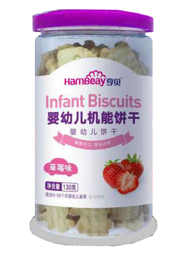 亨貝嬰幼兒機能餅干 草莓味