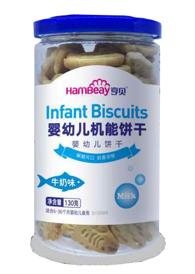亨貝嬰幼兒機能餅干-牛奶味