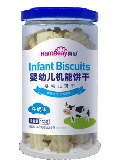 亨貝嬰幼兒機能餅干 牛奶味