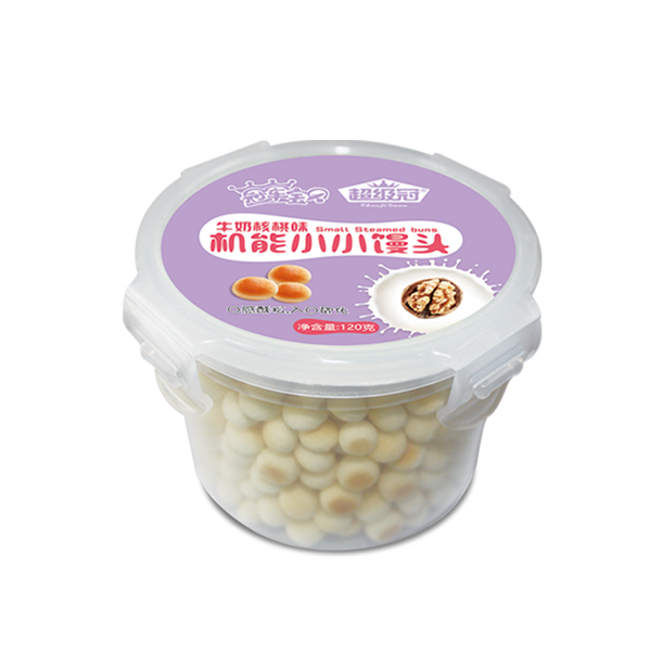 超級(jí)冠牛奶核桃味機(jī)能小小饅頭(樂扣)