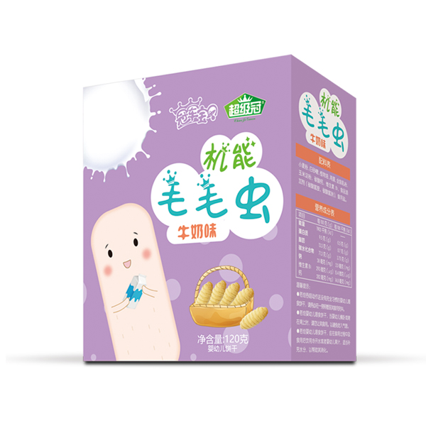 超級冠機能毛毛蟲餅干(牛奶味)