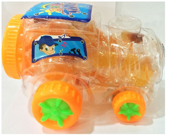 鑫納福軟糖汽車造型 橘色