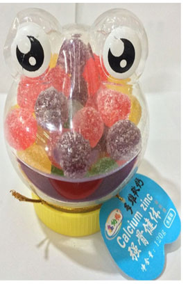 鑫納福軟糖青蛙造型 強骨健體