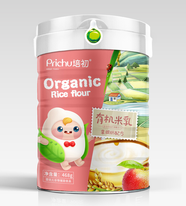 培初果繽紛配方有機(jī)米乳