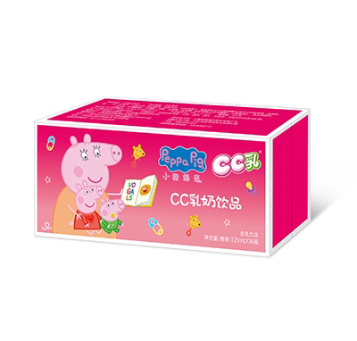 小豬佩奇CC乳奶飲品草莓味125mlx36瓶