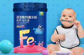 金盾愛(ài)嬰燕窩酸特膳米粉