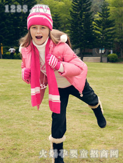 托尼艾米女童羽絨套裝