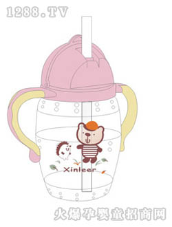 欣樂兒印圖吸管學(xué)飲杯