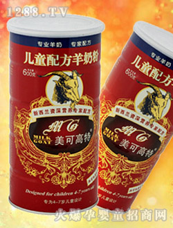 美可高特兒童營(yíng)養(yǎng)配方羊奶粉