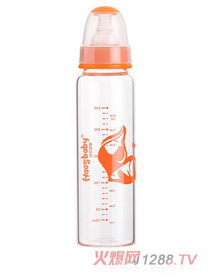 好氏嬰童標口無柄玻璃奶瓶240ml