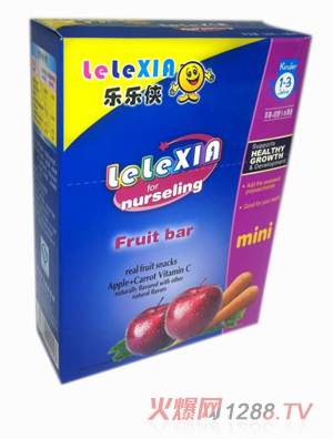 樂(lè)樂(lè)俠蘋(píng)果胡蘿卜水果條