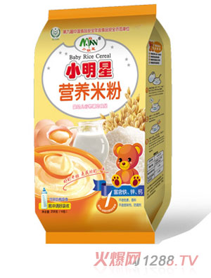 小明星營(yíng)養(yǎng)米粉第一階段