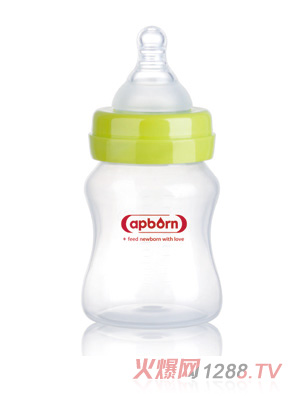 愛(ài)哺生150ml好順暢寬口PP奶瓶（S）