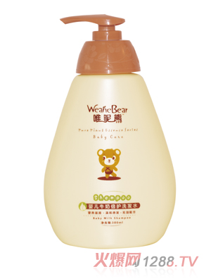 唯昵熊嬰兒牛奶倍護洗發(fā)水300ml