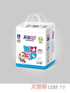 英姿貝貝炫酷吸嬰兒紙尿片XL28片