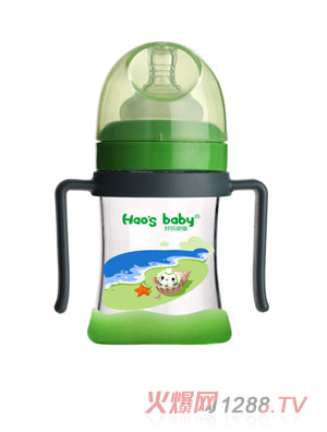 好氏嬰童海螺印花灰色雙柄奶瓶（?。?><div
                                                class=