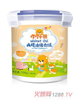 叮叮小熊豬肉絨-橄欖油