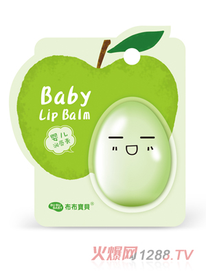 布布寶貝嬰兒蘋(píng)果潤(rùn)唇膏10G