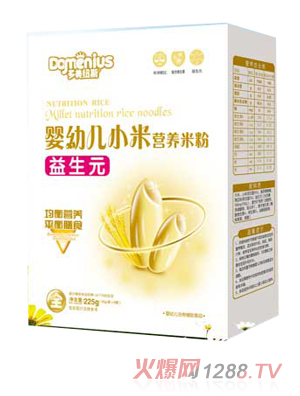 多美紐斯益生元嬰幼兒小米營(yíng)養(yǎng)米粉盒裝