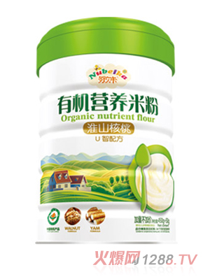 努貝卡有機(jī)營(yíng)養(yǎng)米粉-淮山核桃U智配方