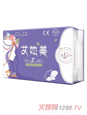 艾她美艾草養(yǎng)護(hù)芯片衛(wèi)生巾（夜用）