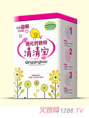 康脈益健強化鈣鐵鋅清清寶方聽