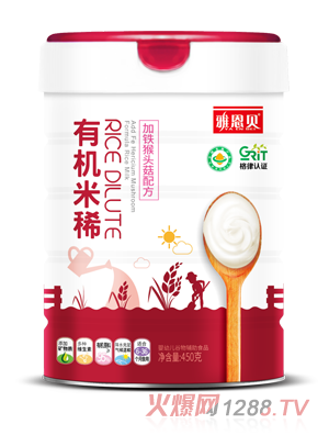 雅恩貝有機米?。予F猴頭菇配方）