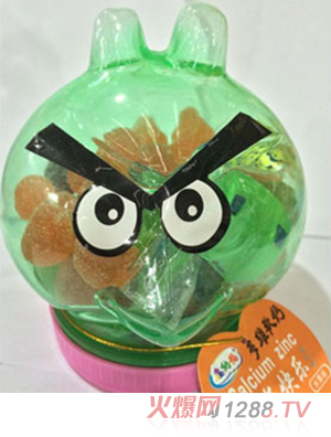 鑫納福軟糖憤怒的小鳥造型 成長(zhǎng)快樂(lè)