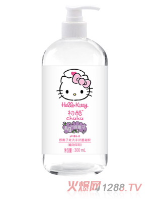 Hello Kitty初酷銀離子免洗手消毒凝膠（植物萃?。?00ml