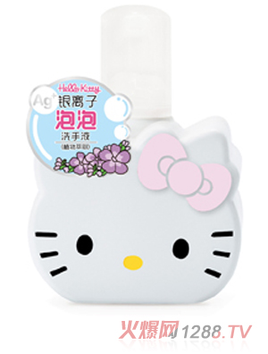 Hello Kitty初酷銀離子泡泡洗手液（植物萃?。?00ml