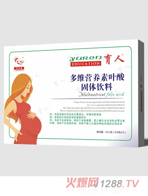 同和堂育人多維營(yíng)養(yǎng)素葉酸固體飲料