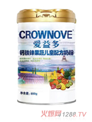 圣元愛(ài)益多鈣鐵鋅果蔬兒童配方奶粉